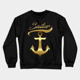 Sailor Captain Sailing Boating Gifts Crewneck Sweatshirt